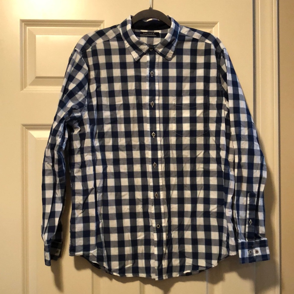 Men’s Nautical casual wear button-down shirt
